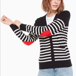 Kate Spade heart patch cardigan XL new sold out!
